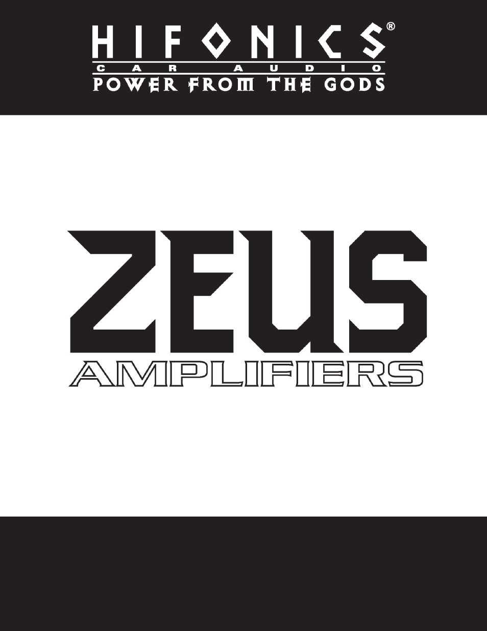 Hifionics ZRX1000.4 User Manual | 14 pages