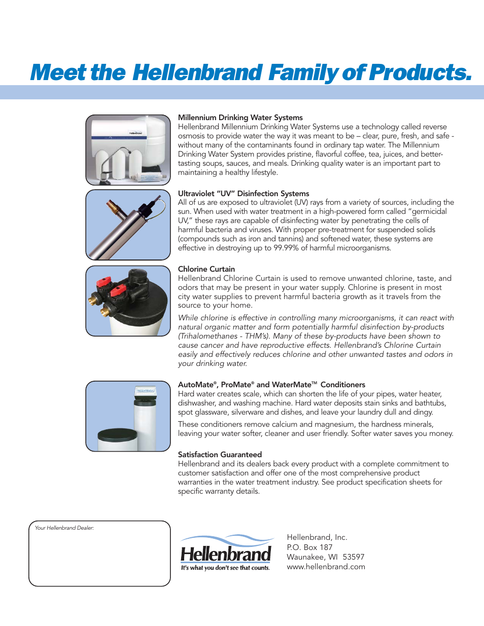 Meet the hellenbrand family of products | Hellenbrand Iron Curtain WM2-IC-2.0 User Manual | Page 4 / 4