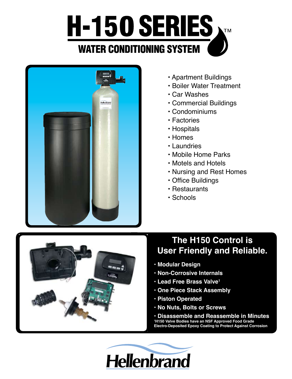 Hellenbrand H-150 Series User Manual | 2 pages
