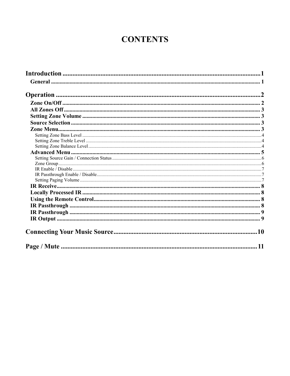 Home Automation Digital Whole Home Audio Distribution System User Manual | Page 4 / 16