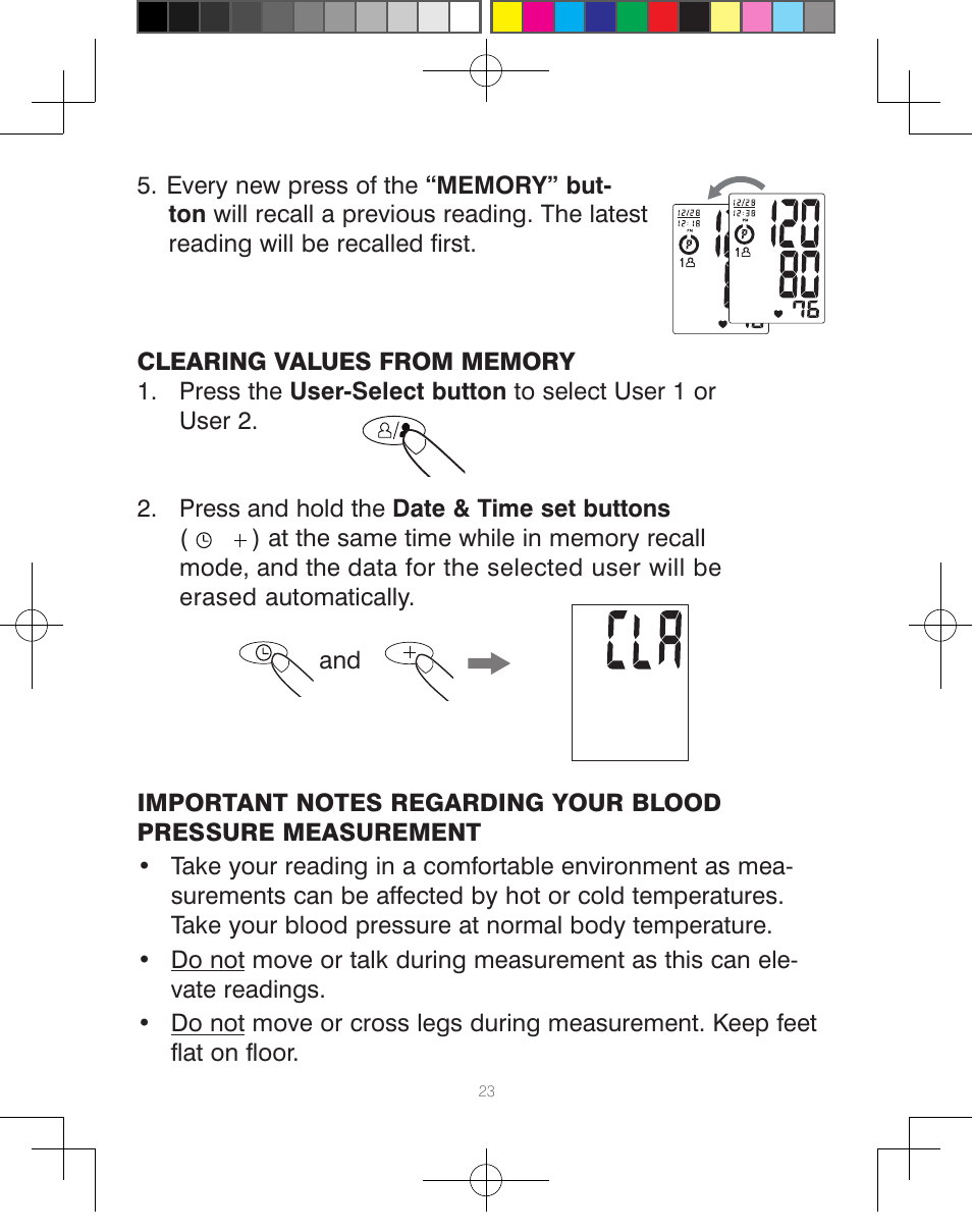 HoMedics Automatic Blood Pressure Monitor BPA-110 User Manual | Page 24 / 60