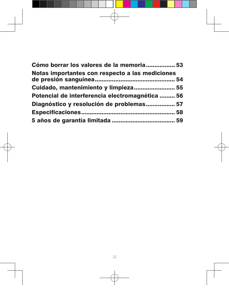 HoMedics Automatic Blood Pressure Monitor BPA-110 User Manual | Page 33 / 60