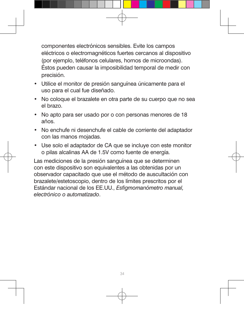 HoMedics Automatic Blood Pressure Monitor BPA-110 User Manual | Page 35 / 60
