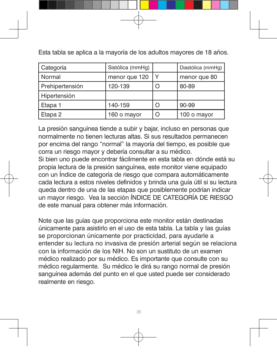 HoMedics Automatic Blood Pressure Monitor BPA-110 User Manual | Page 37 / 60