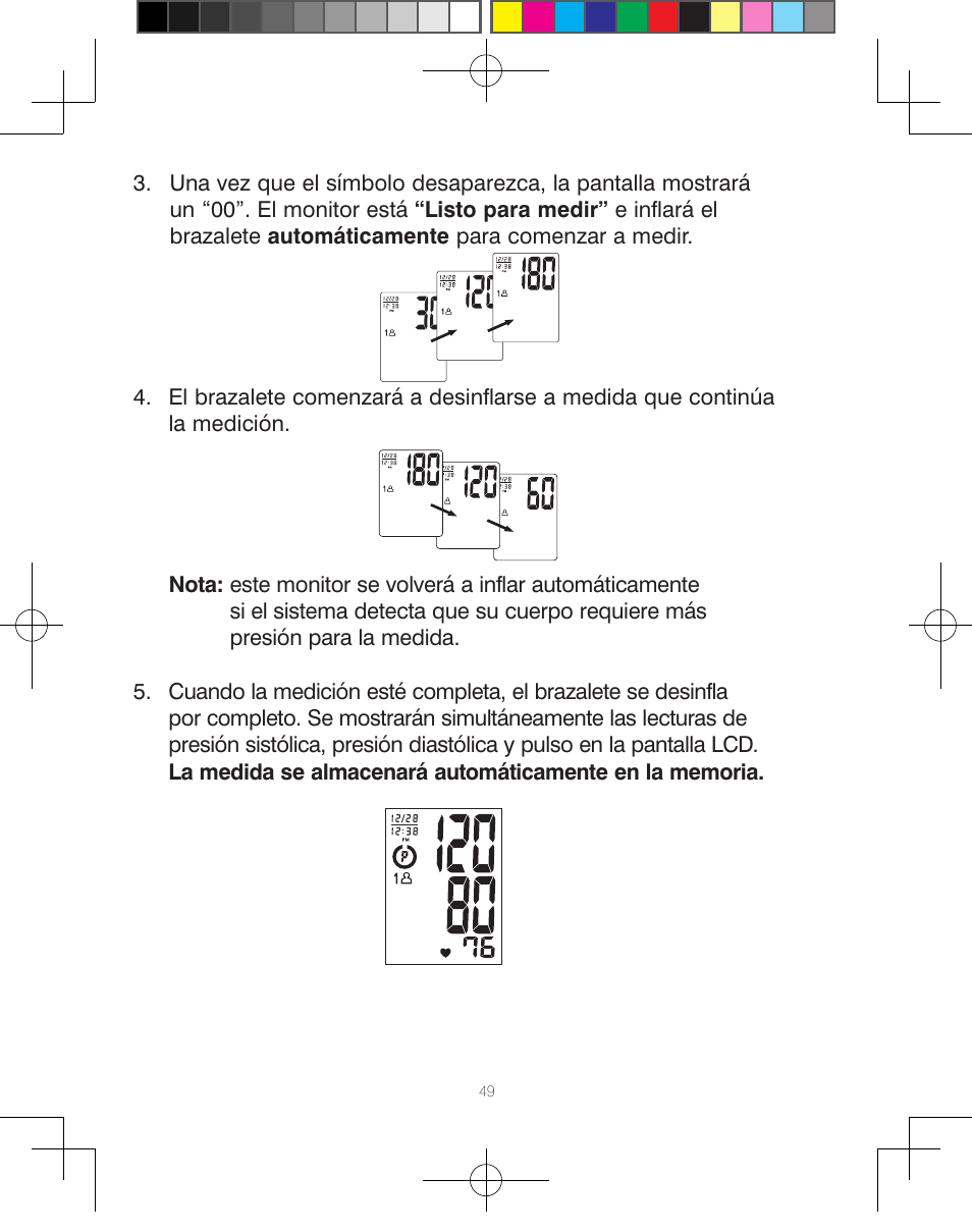 HoMedics Automatic Blood Pressure Monitor BPA-110 User Manual | Page 50 / 60