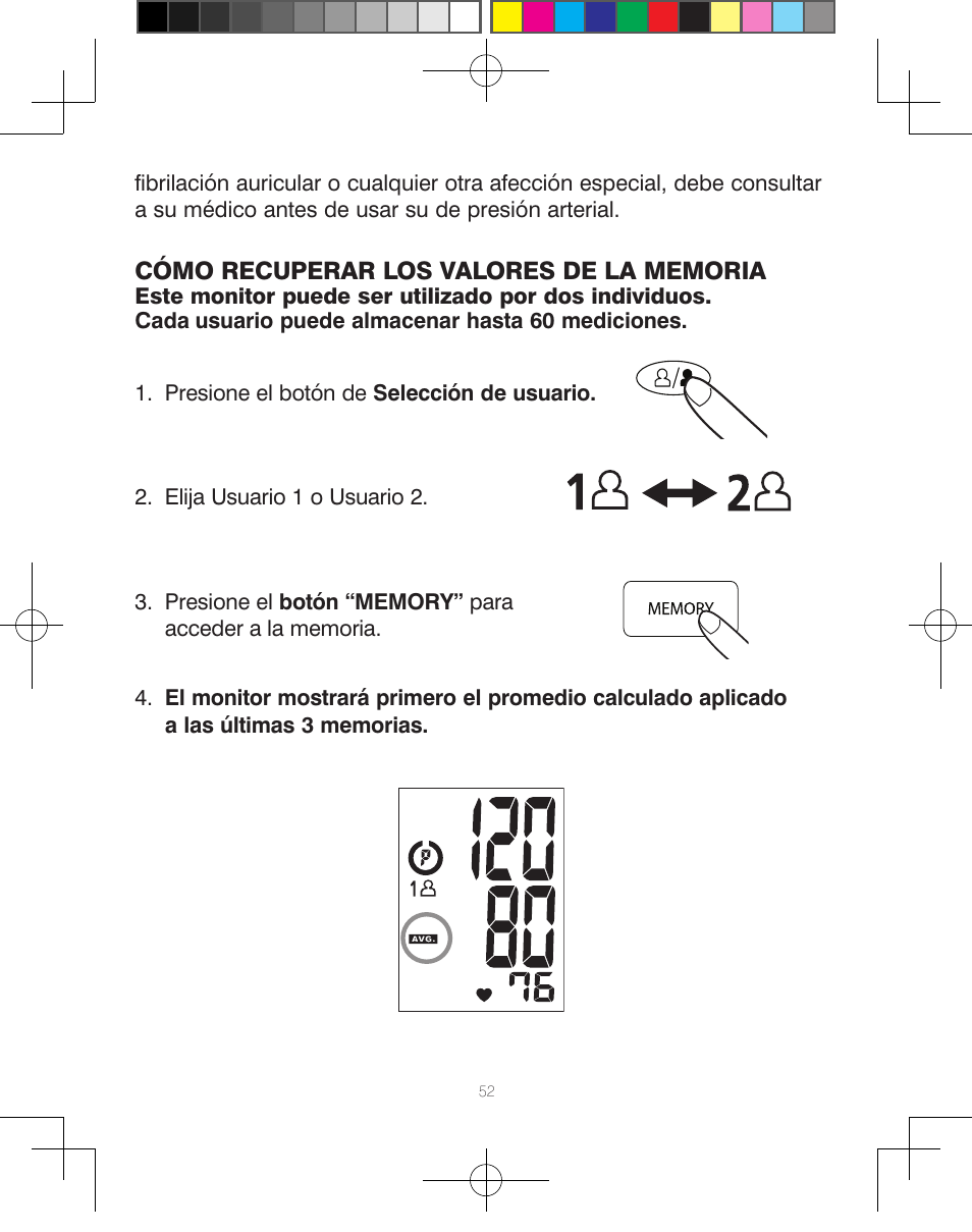 HoMedics Automatic Blood Pressure Monitor BPA-110 User Manual | Page 53 / 60