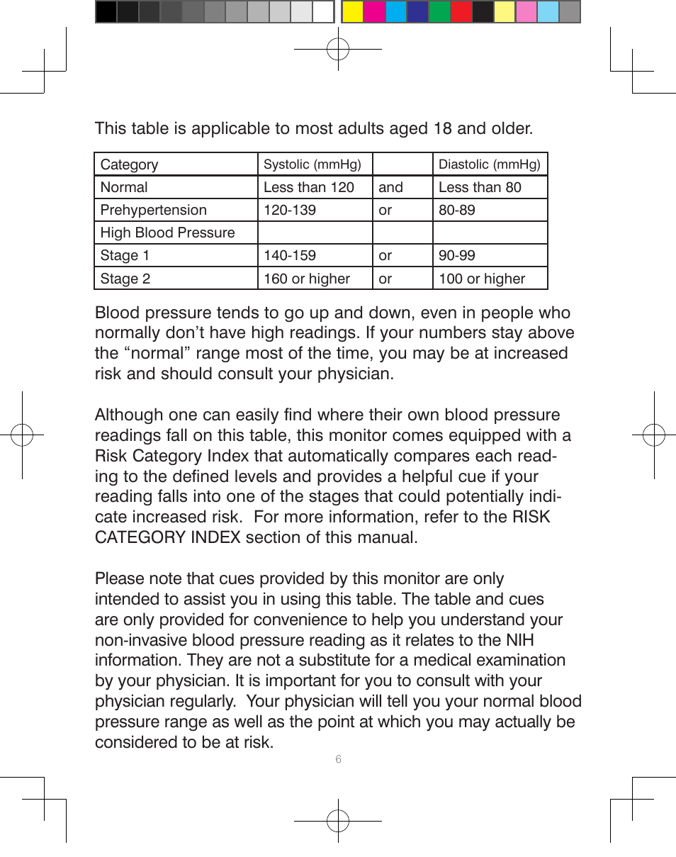 HoMedics Automatic Blood Pressure Monitor BPA-110 User Manual | Page 7 / 60