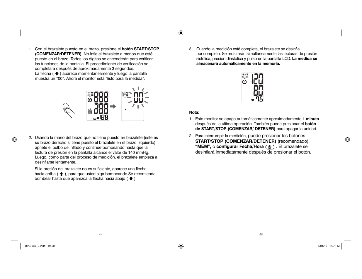 HoMedics Manual Inflate Blood Pressure Monitor SPS-060 User Manual | Page 25 / 30