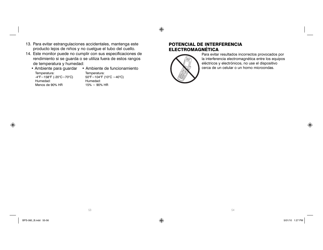 HoMedics Manual Inflate Blood Pressure Monitor SPS-060 User Manual | Page 28 / 30