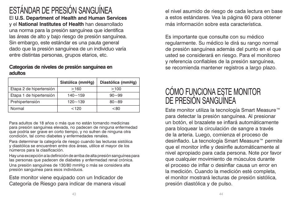 Estándar de presión sanguínea, Cómo funciona este monitor de presión sanguínea | HoMedics IB-BPW060A User Manual | Page 23 / 36