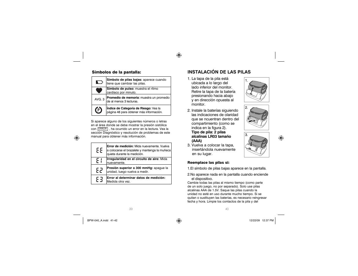 HoMedics Automatic Wrist Blood Pressure Monitor BPW-040 User Manual | Page 21 / 30