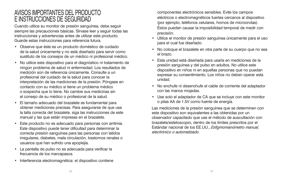 HoMedics BPA-110 User Manual | Page 18 / 30