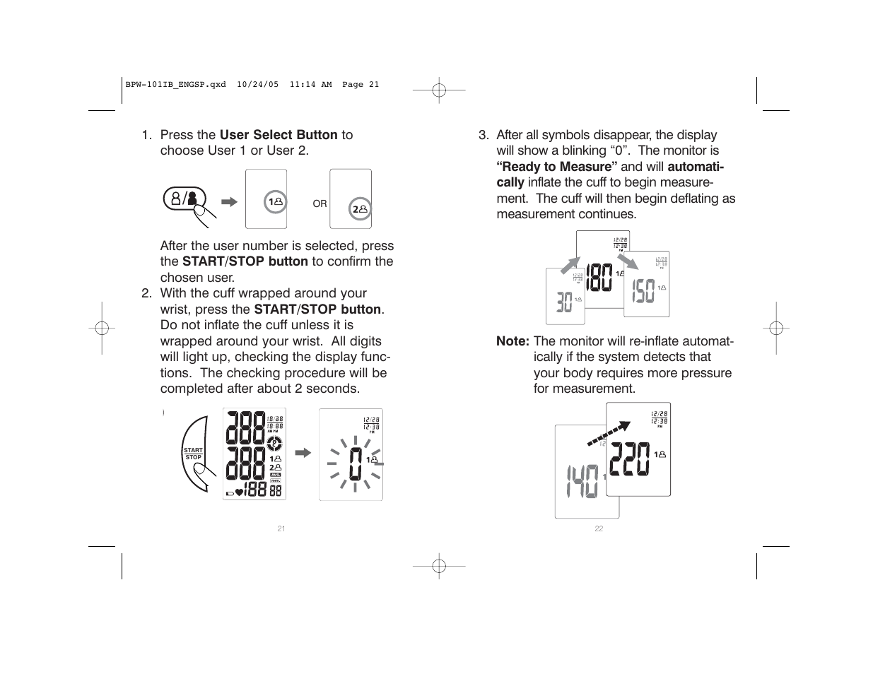 HoMedics BPW-101 User Manual | Page 12 / 38