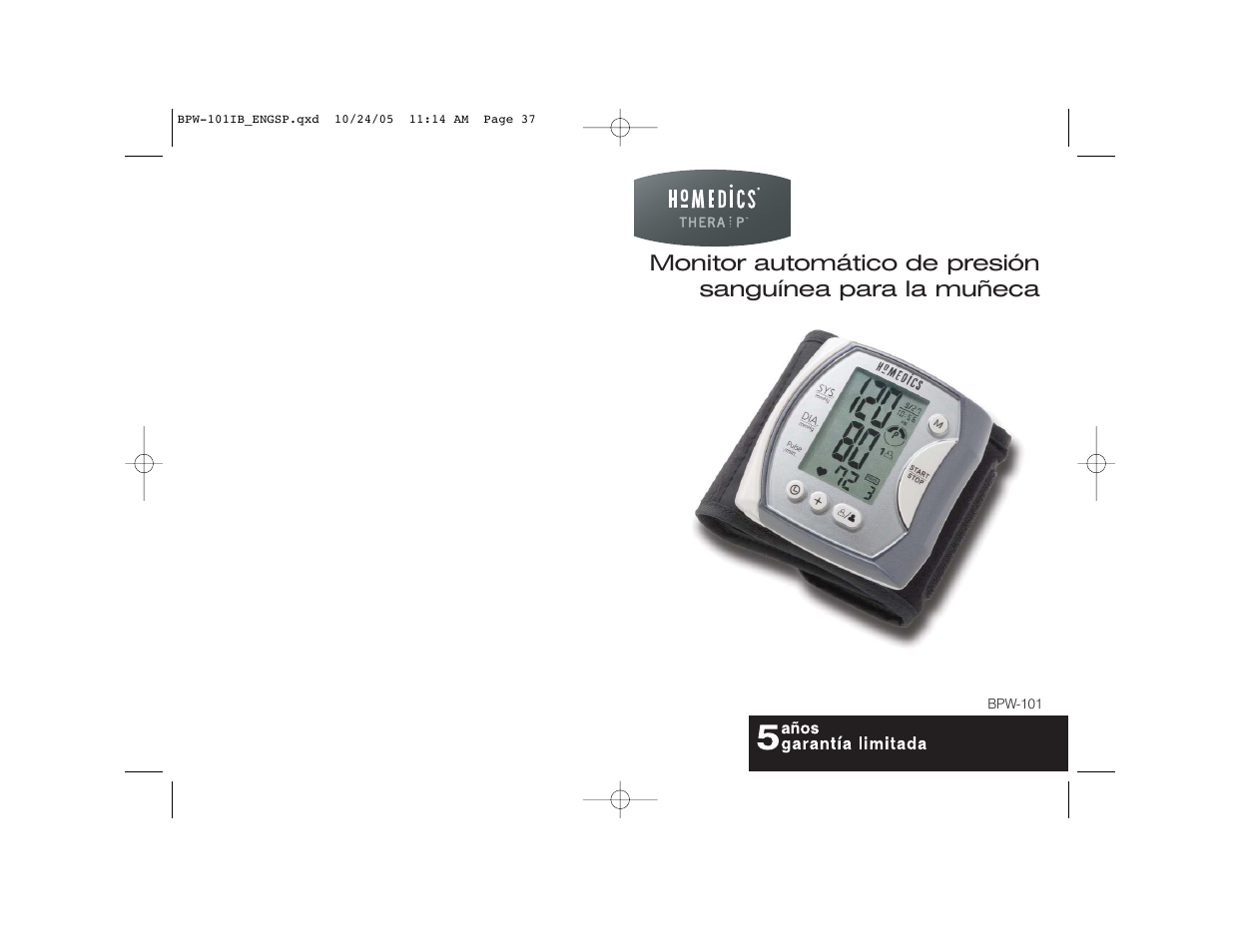 HoMedics BPW-101 User Manual | Page 20 / 38