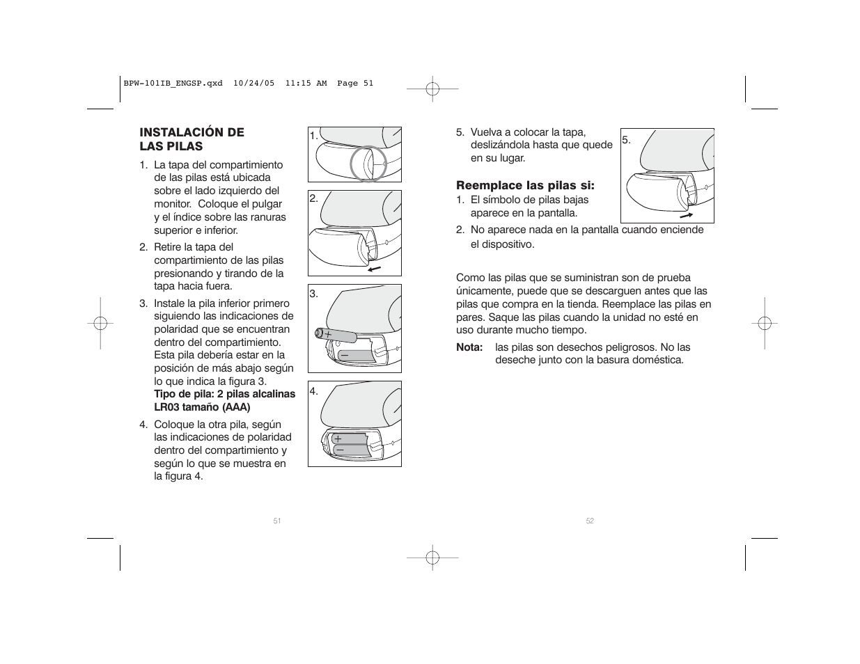 HoMedics BPW-101 User Manual | Page 27 / 38