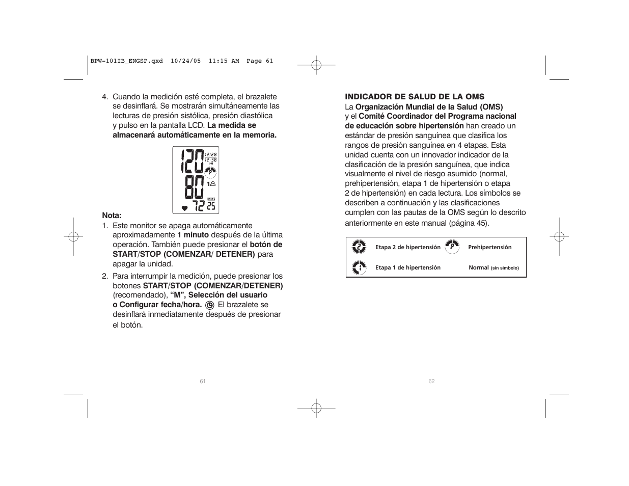 HoMedics BPW-101 User Manual | Page 32 / 38