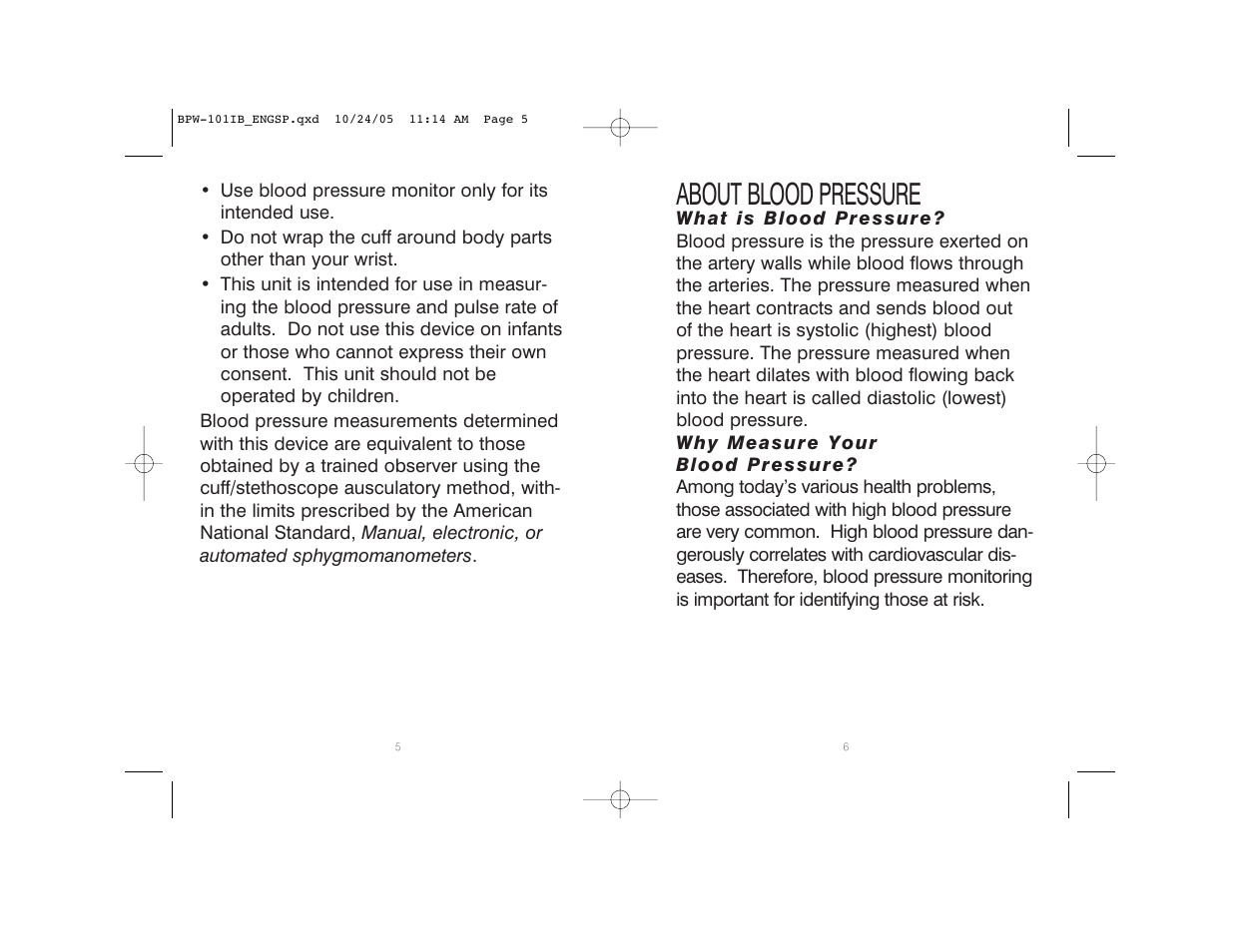 About blood pressure | HoMedics BPW-101 User Manual | Page 4 / 38