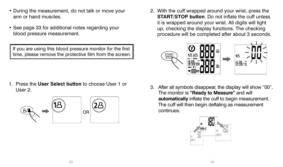HoMedics BPW-201 User Manual | Page 12 / 42