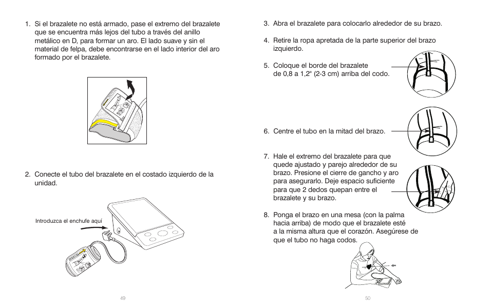 Introduzca el enchufe aquí | HoMedics BPA-300 User Manual | Page 26 / 34