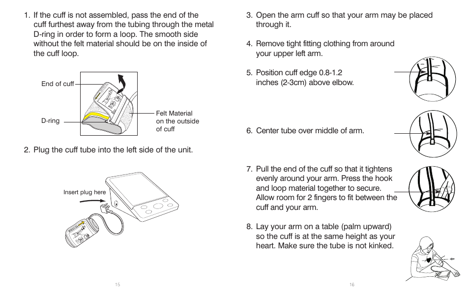 Insert plug here | HoMedics BPA-300 User Manual | Page 9 / 34