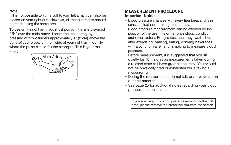 HoMedics Automatic Blood Pressure Monitor BPA-201 User Manual | Page 10 / 33