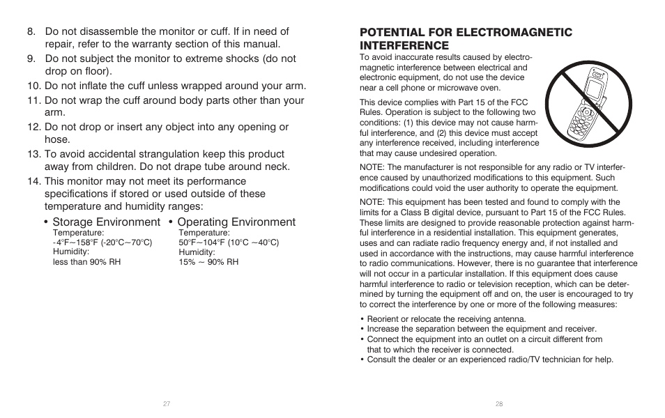 HoMedics Automatic Blood Pressure Monitor BPA-201 User Manual | Page 15 / 33