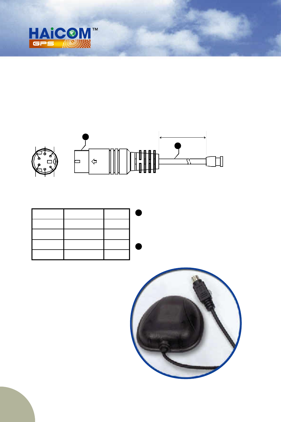 Hi-204e gps receiver | Haicom HI-204E User Manual | Page 5 / 30