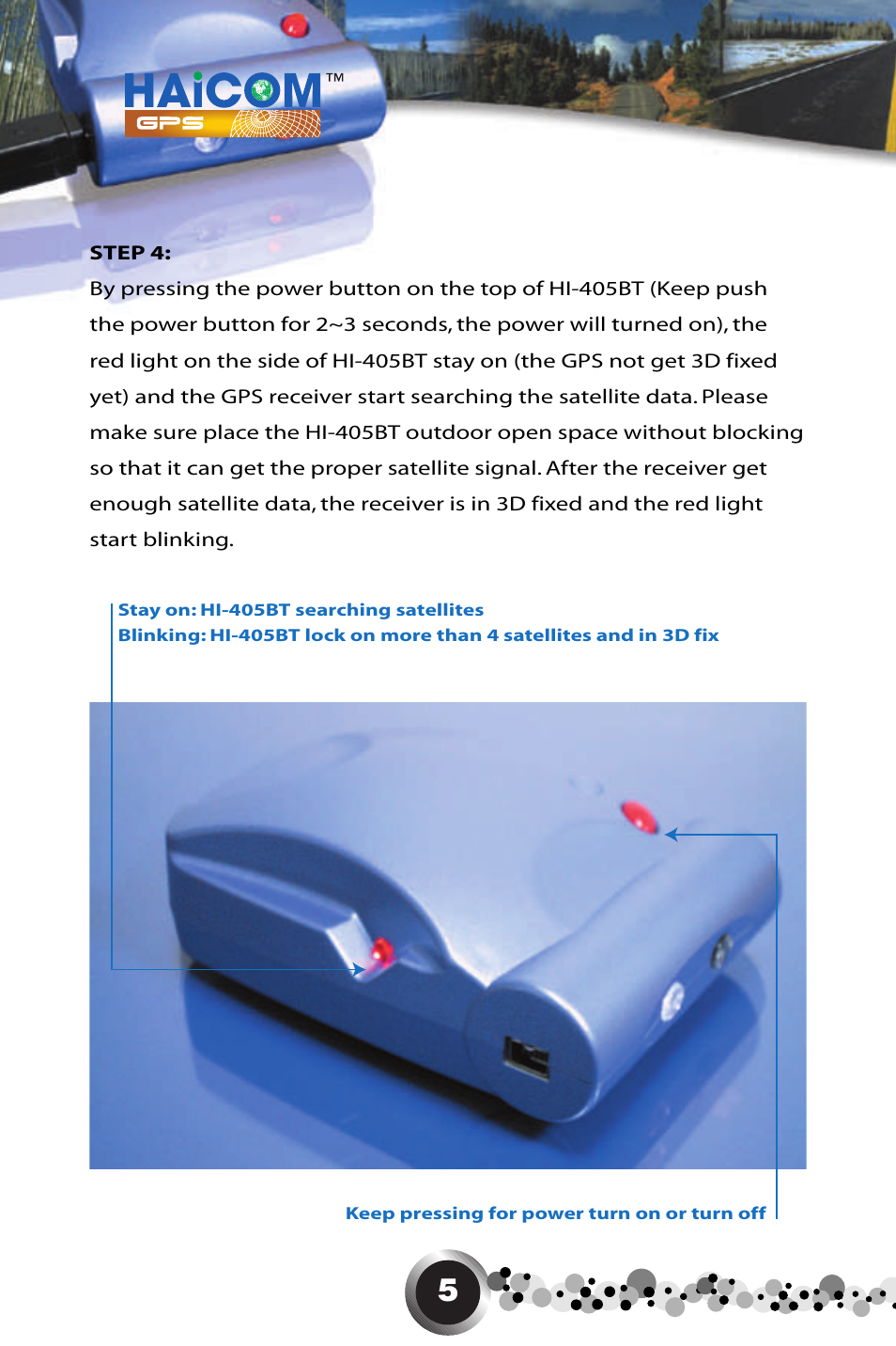 Haicom HI-405BT User Manual | Page 6 / 32