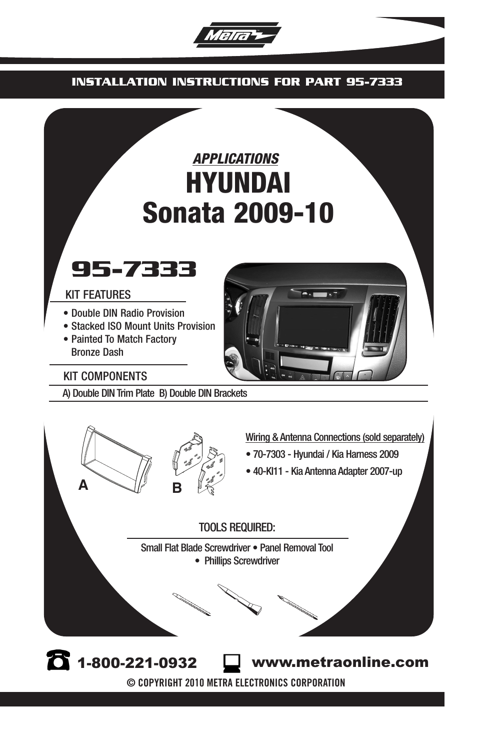 Hyundai 95-7333 User Manual | 8 pages