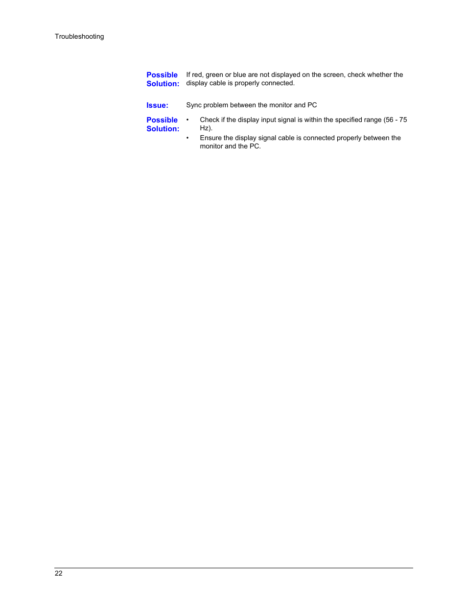 Honeywell HMLCD17L User Manual | Page 22 / 24