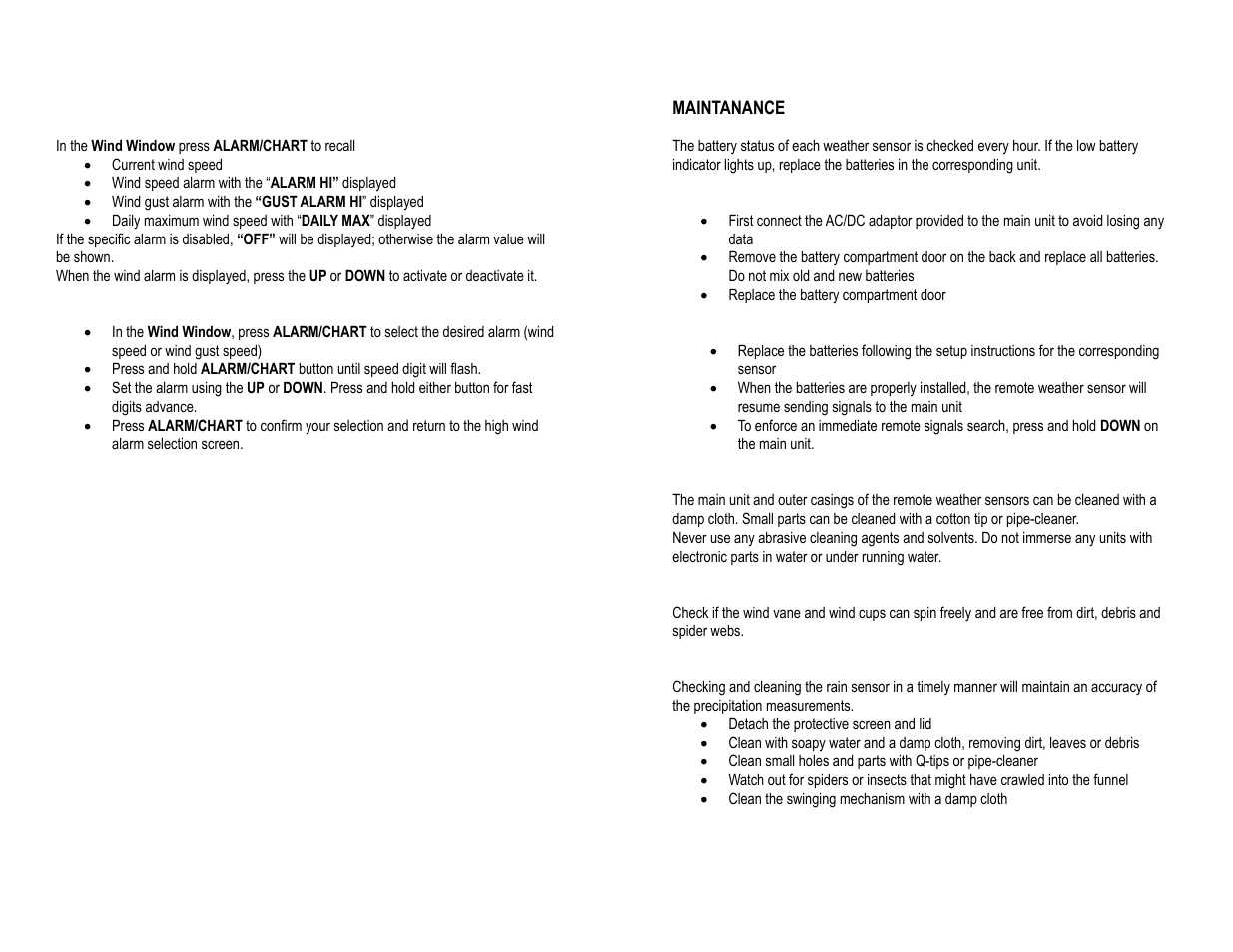 Honeywell TN924W User Manual | Page 22 / 28