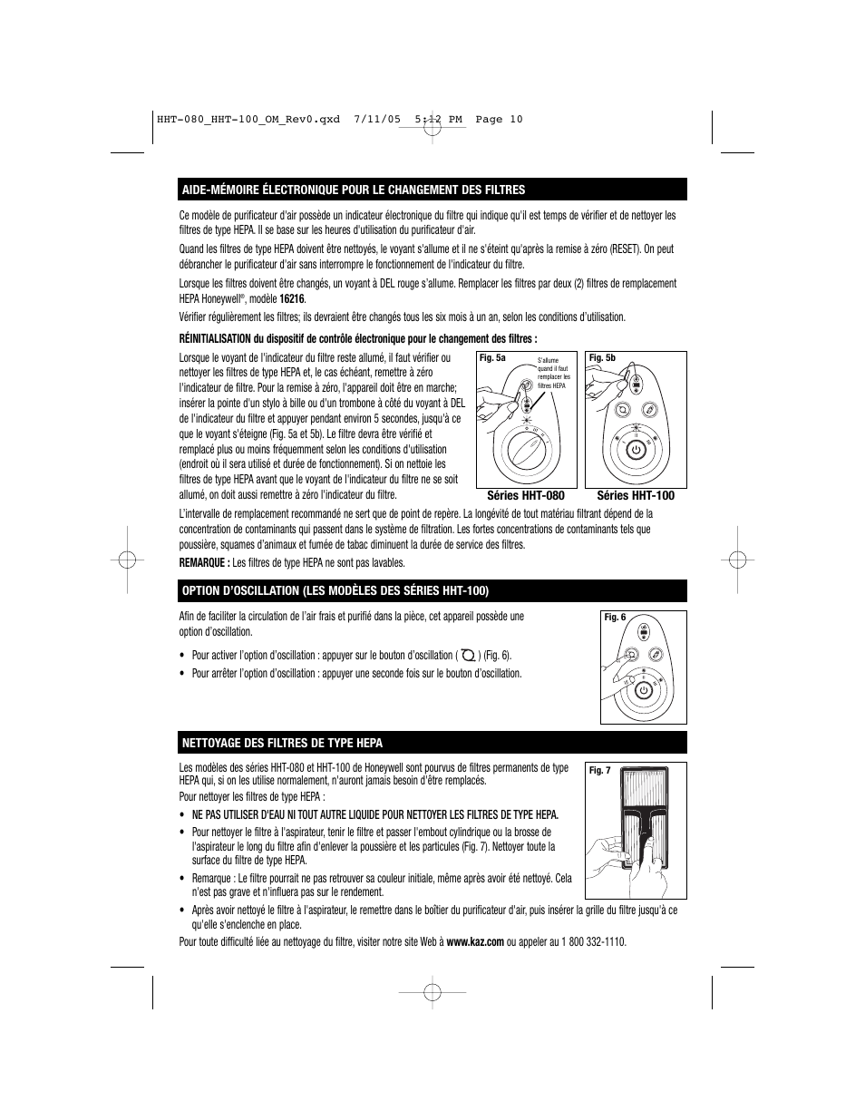 Honeywell HHT-100 User Manual | Page 10 / 20