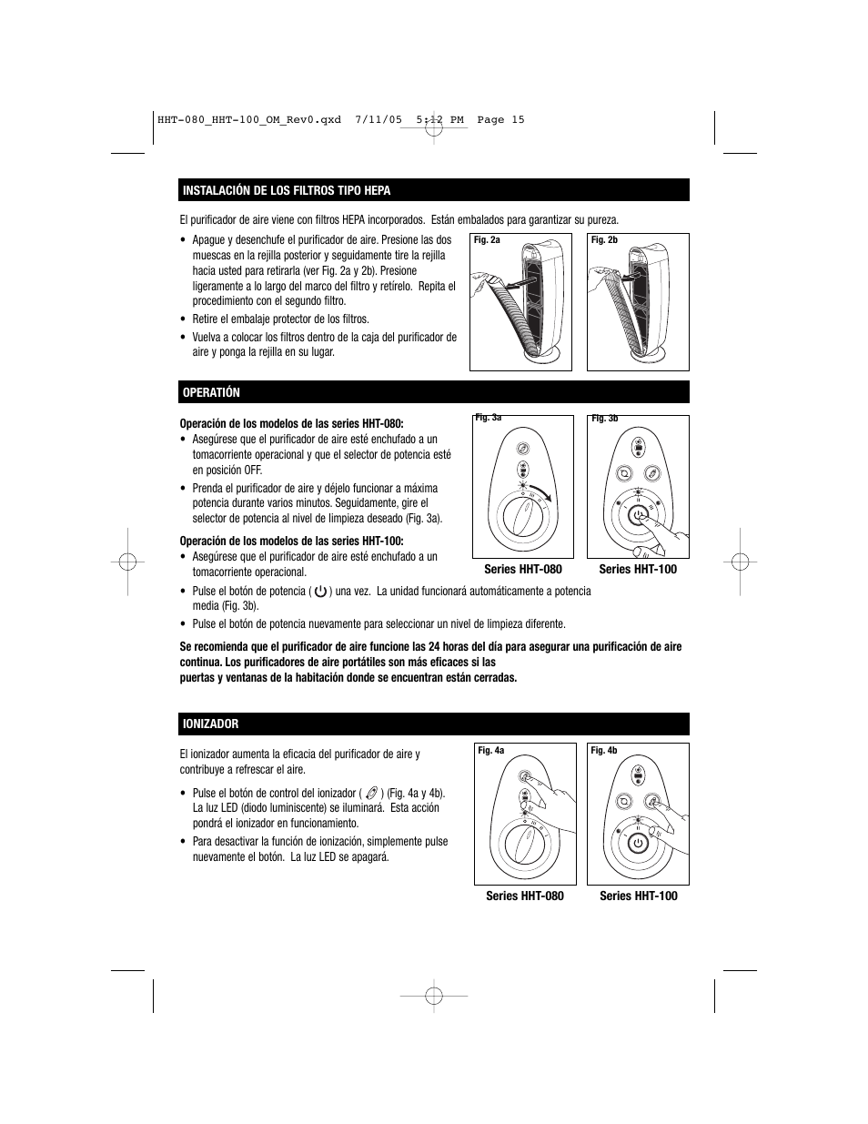 Honeywell HHT-100 User Manual | Page 15 / 20