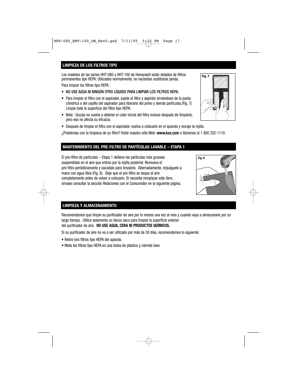 Honeywell HHT-100 User Manual | Page 17 / 20
