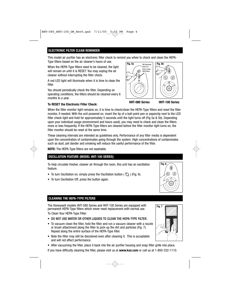 Honeywell HHT-100 User Manual | Page 4 / 20