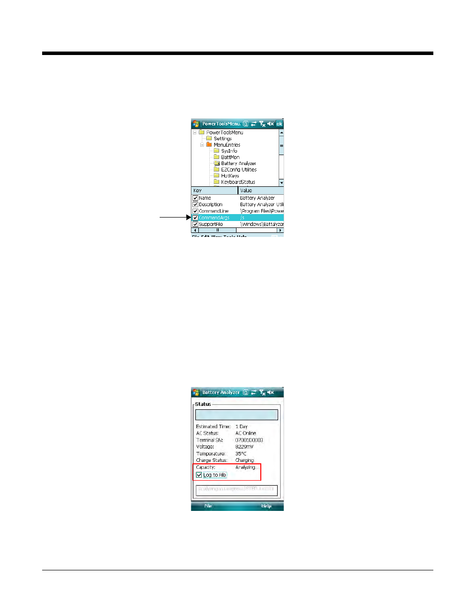 Command line arguments, Advanced mode, Command line arguments -3 advanced mode -3 | Honeywell 9900 User Manual | Page 127 / 170