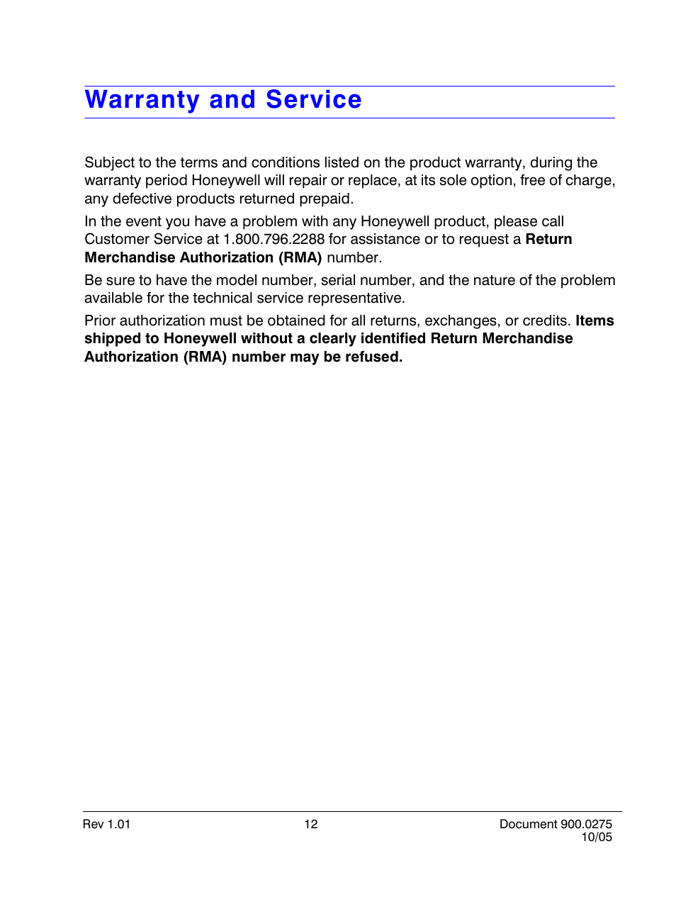 Warranty and service | Honeywell HD28D4HR6 User Manual | Page 17 / 20