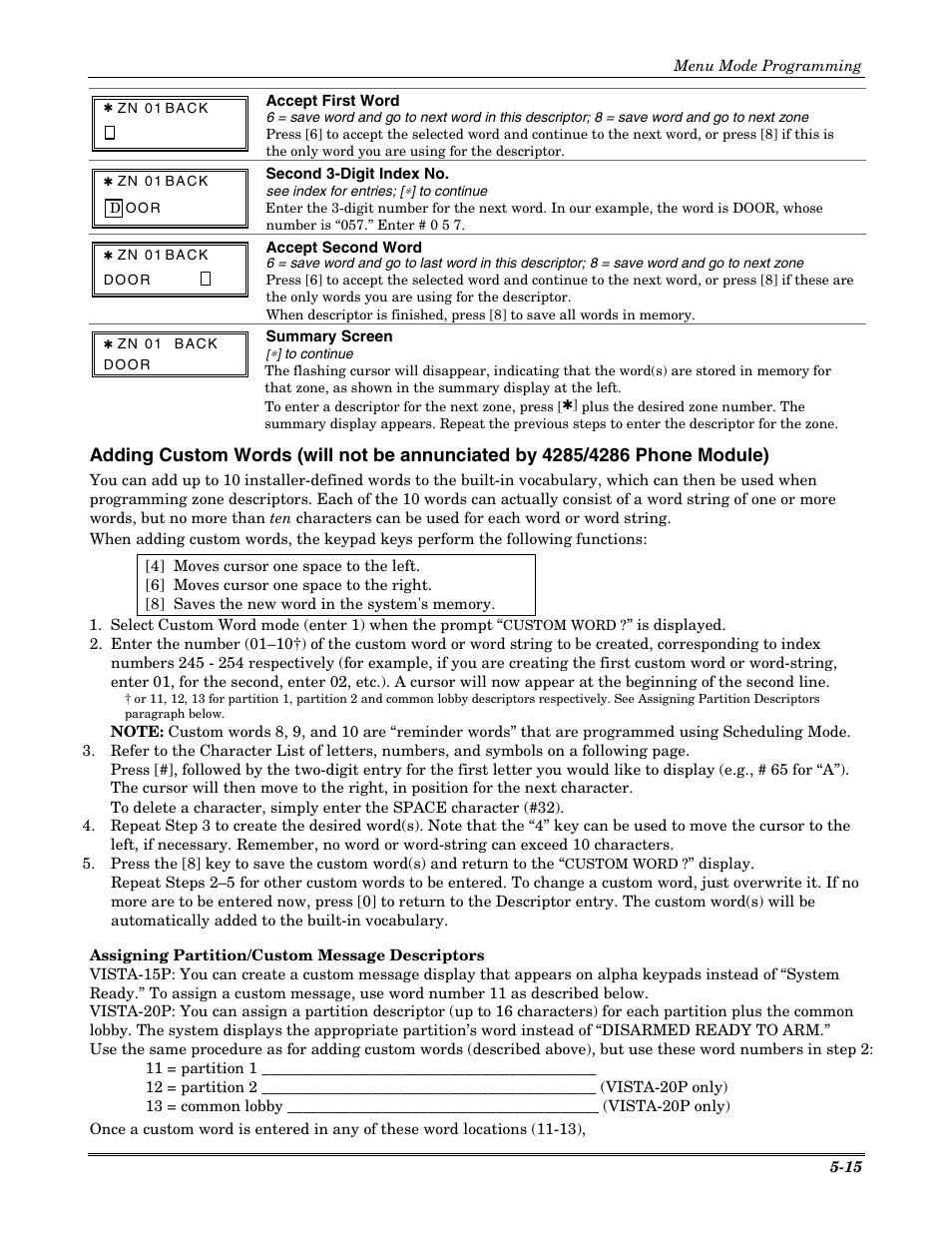 Honeywell VISTA-20P User Manual | Page 51 / 80