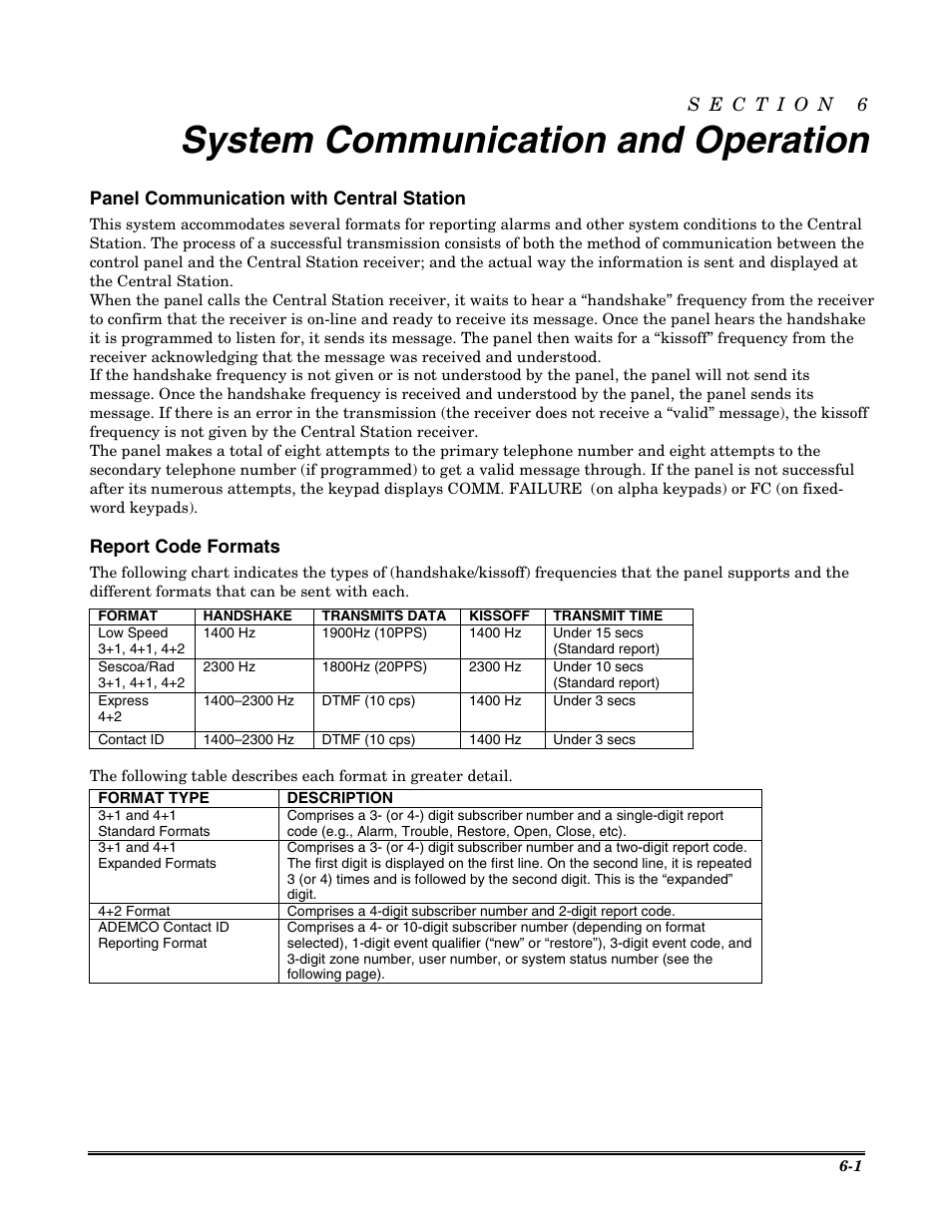 System communication and operation | Honeywell VISTA-20P User Manual | Page 55 / 80