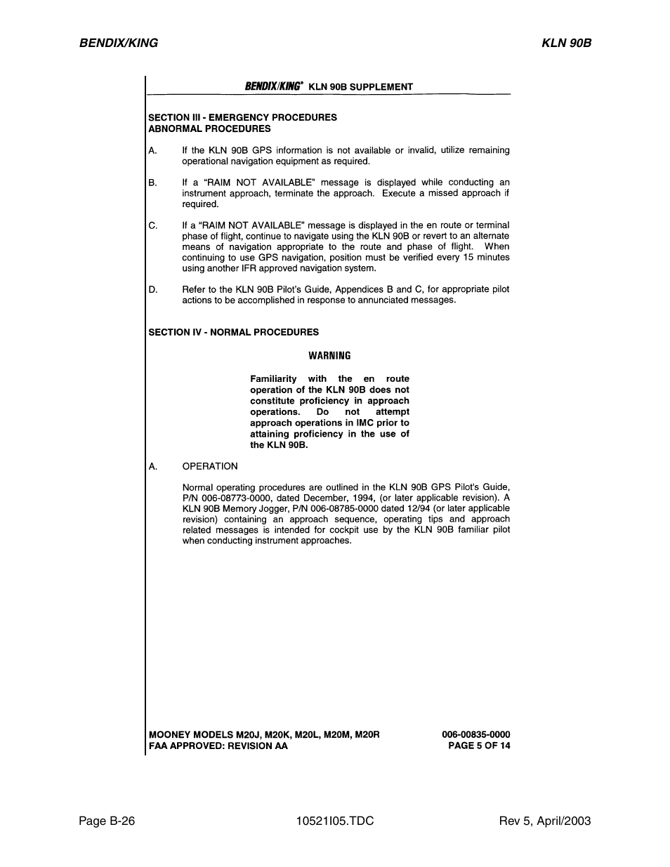 Honeywell BEDIX/KING GPS RNAV User Manual | Page 118 / 152