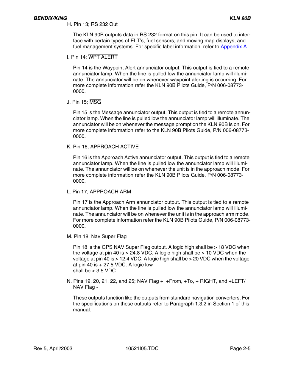 Honeywell BEDIX/KING GPS RNAV User Manual | Page 33 / 152