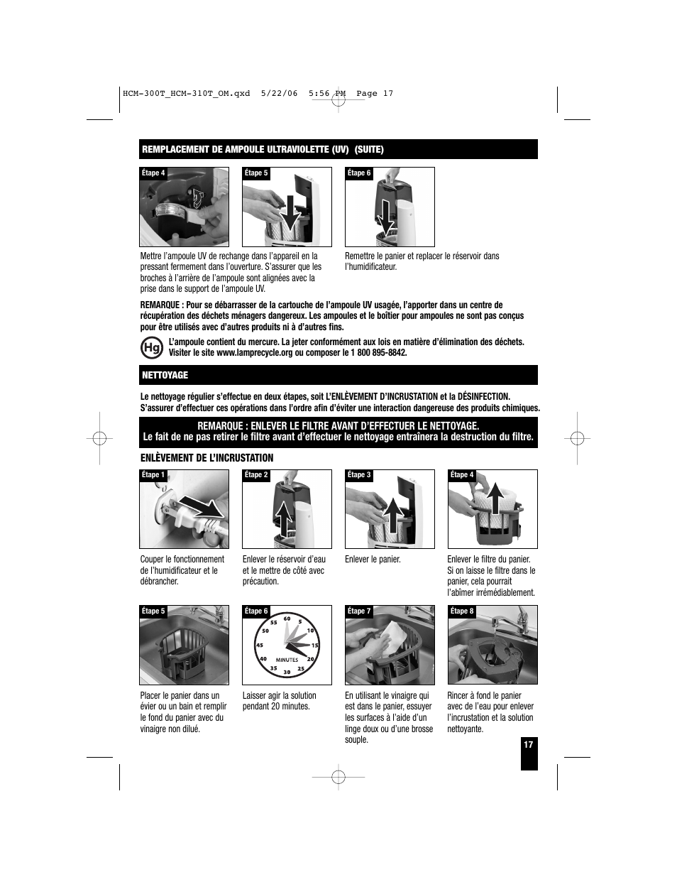 Honeywell HCM-310T User Manual | Page 17 / 32