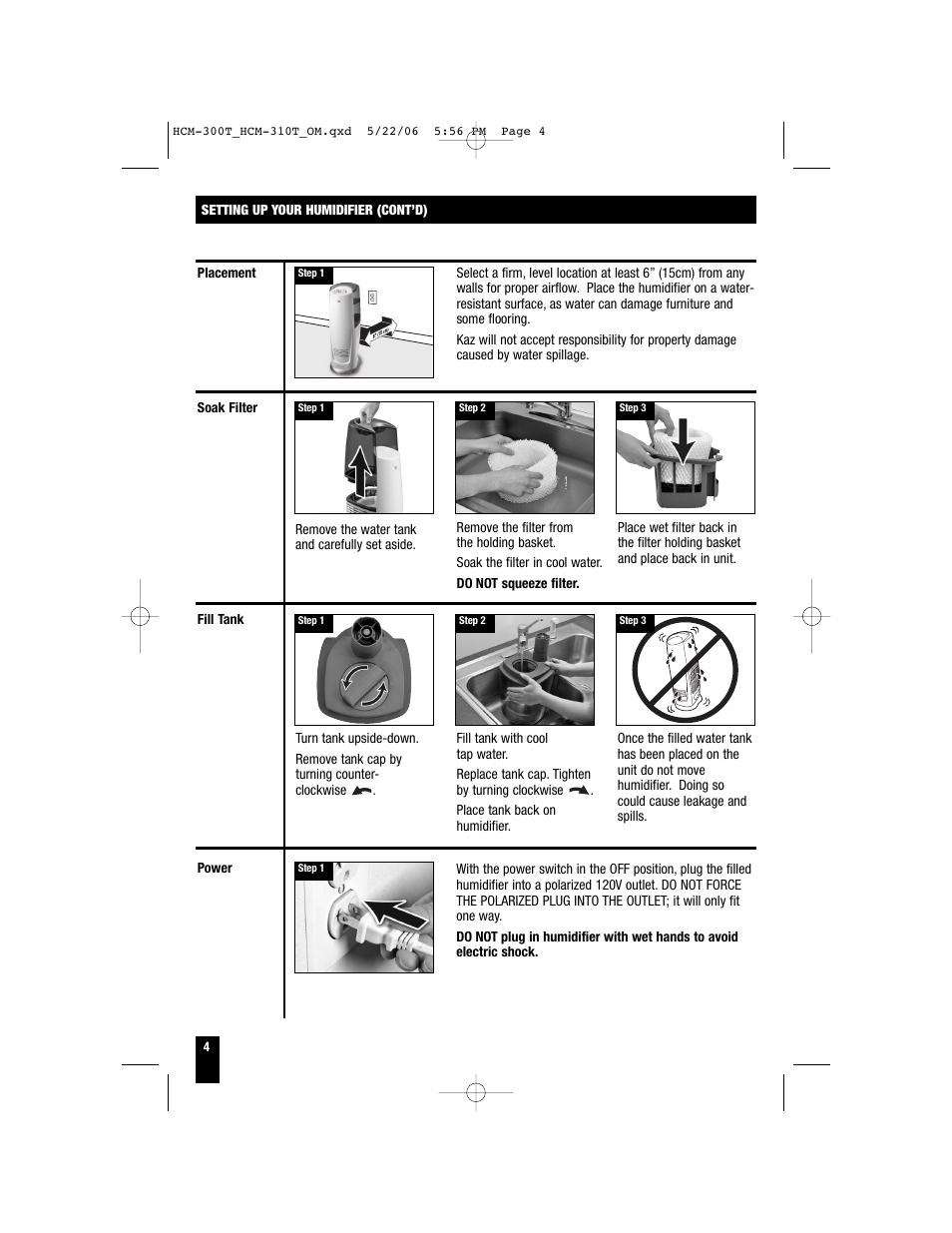 Honeywell HCM-310T User Manual | Page 4 / 32