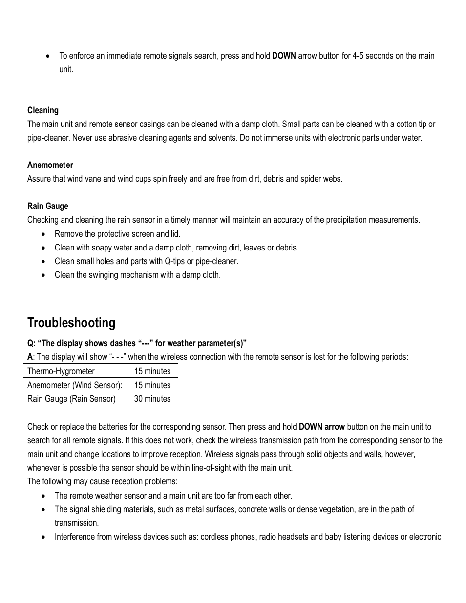 Troubleshooting | Honeywell TE821WD User Manual | Page 27 / 33