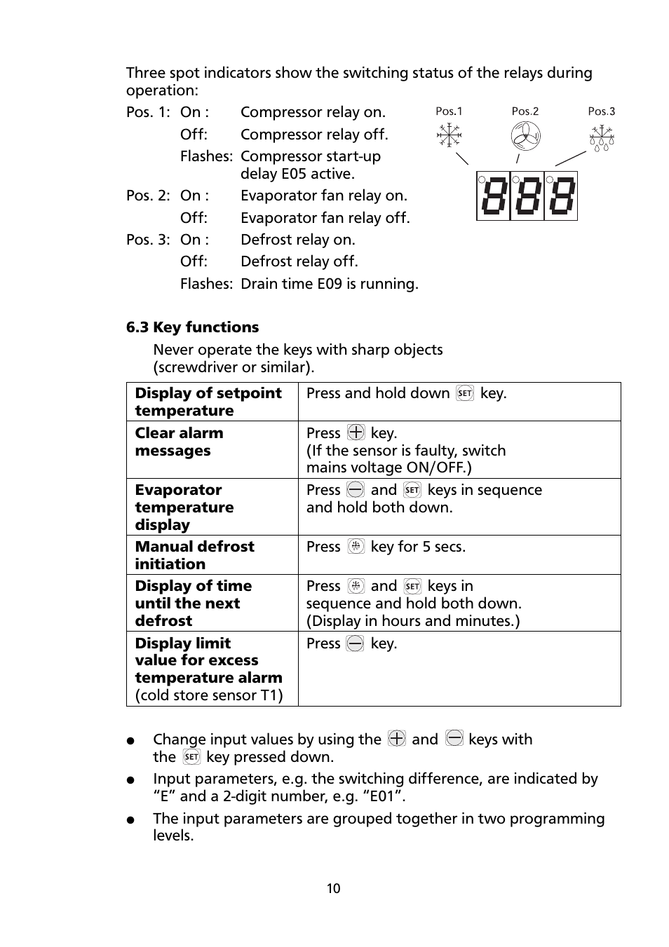 Honeywell ELECTRONIC REFRIGERATION CONTROL PCR-300 User Manual | Page 10 / 20