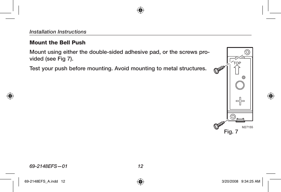 Honeywell RCWL330A User Manual | Page 14 / 60