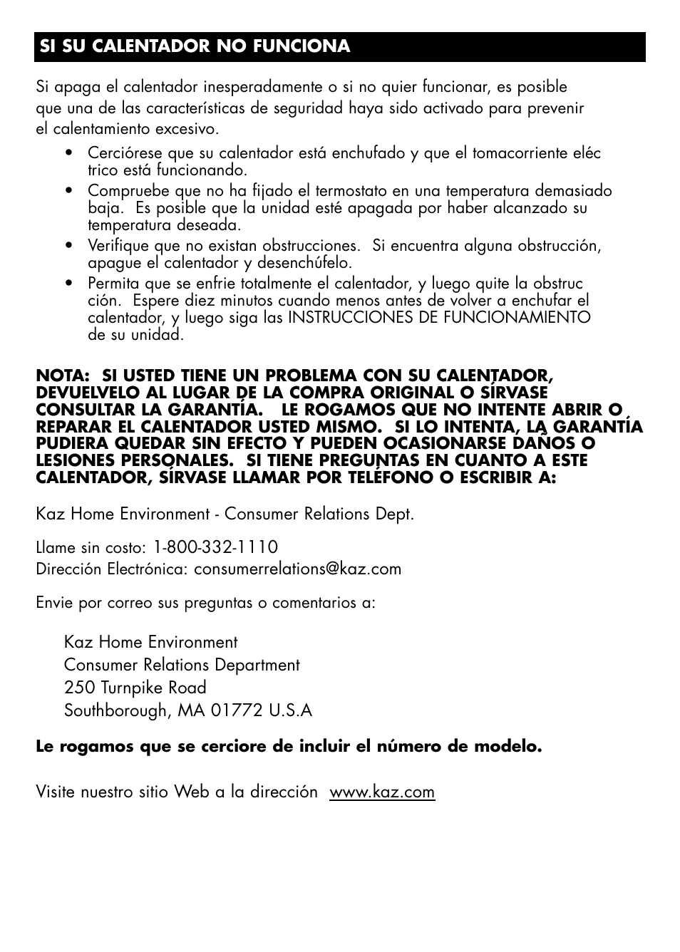 Honeywell HZ-2204 User Manual | Page 19 / 21