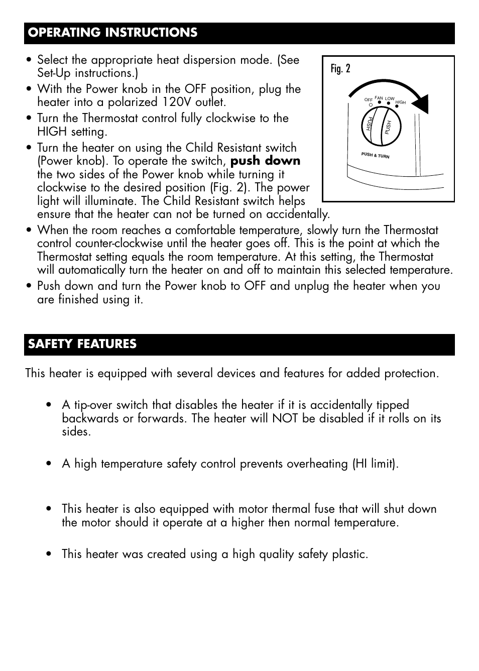 Honeywell HZ-2204 User Manual | Page 4 / 21