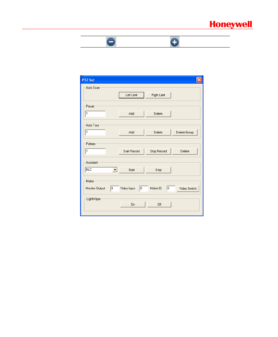 Auto scan, Pattern, Preset | Honeywell | Honeywell HD-DVR-1016 User Manual | Page 125 / 182