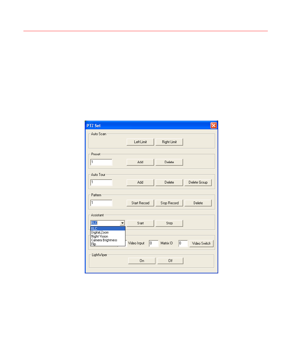 Auto tour, Assistant, Color | Color), Web client operation | Honeywell HD-DVR-1016 User Manual | Page 126 / 182